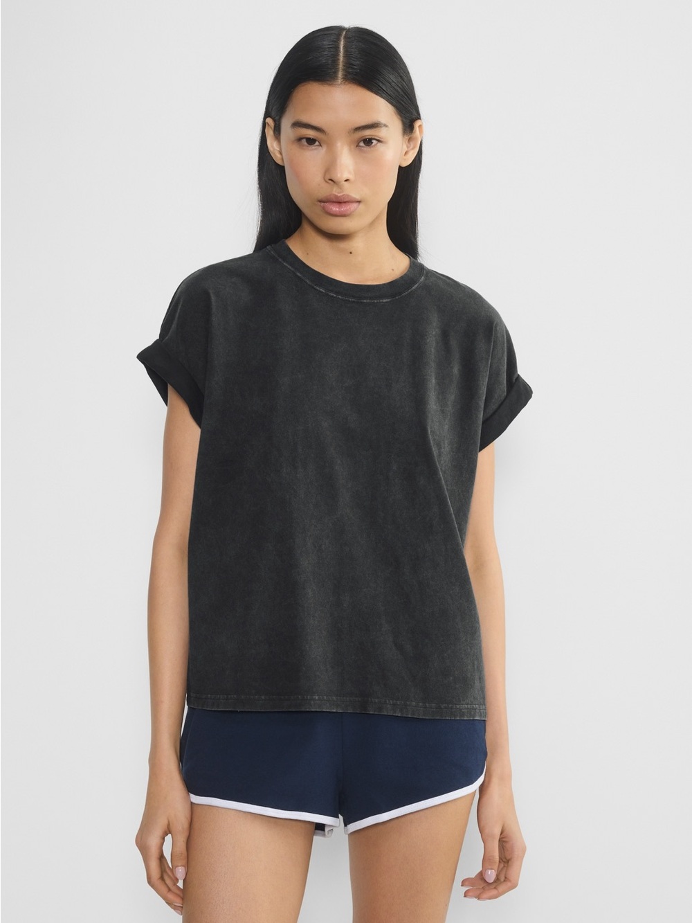 Wilfred Free SPRAWL T-SHIRT in Black LARGE